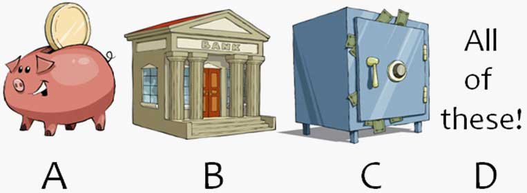 Piggy bank, bank, storage case