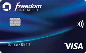 Chase Freedom Unlimited<sup>®</sup>