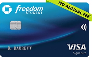 Chase Freedom<sup>®</sup> Student credit card