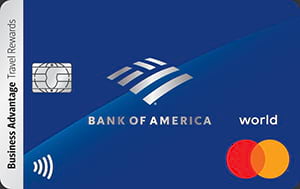 bank of america business advantage travel rewards world mastercard credit card