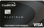 credit one bank platinum visa 