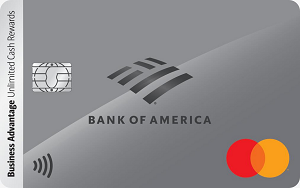 Bank of America<sup><sup>®</sup></sup> Business Advantage Unlimited Cash Rewards Mastercard<sup><sup>®</sup></sup> credit card