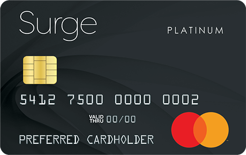 Surge Mastercard<sup>®</sup> Credit Card