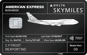 Delta SkyMiles<sup>®</sup> Reserve Business American Express Card
