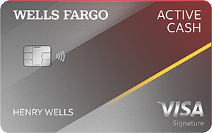 Wells Fargo Active Cash<sup>®</sup> Card)